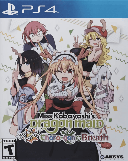 Miss Kobayashi’s Dragon Maid: Burst Forth!! Choro-Gon Breath box art for Playstation 4